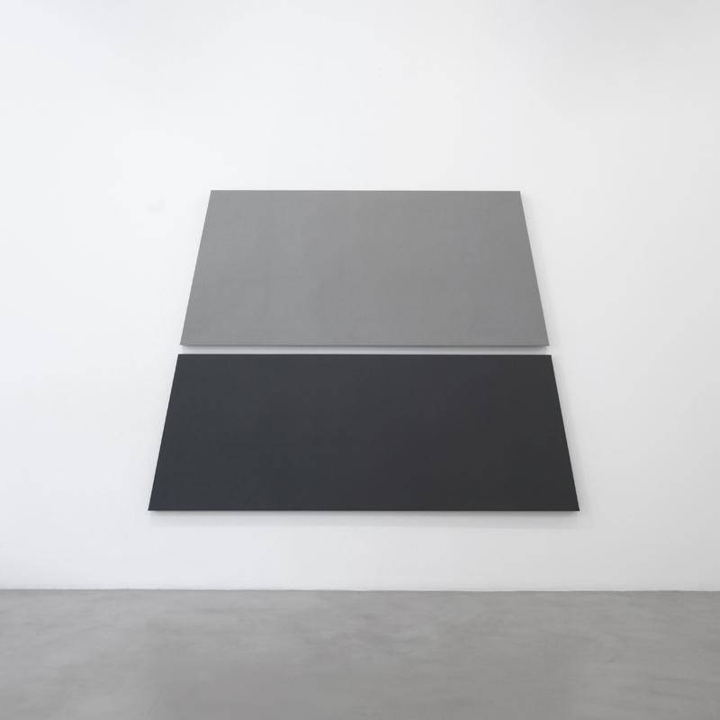 Light + Dark Grey Trapezium in 2 Parts